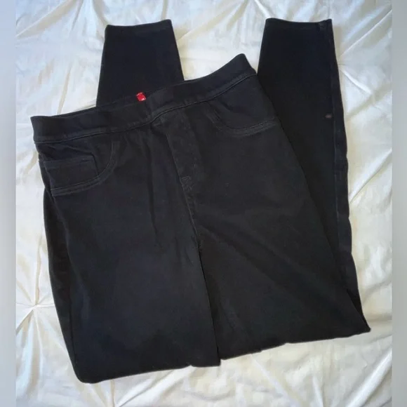 SPANX Black Colored Jegging Style Ankle Leggings SIZE M - Picture 4 of 9